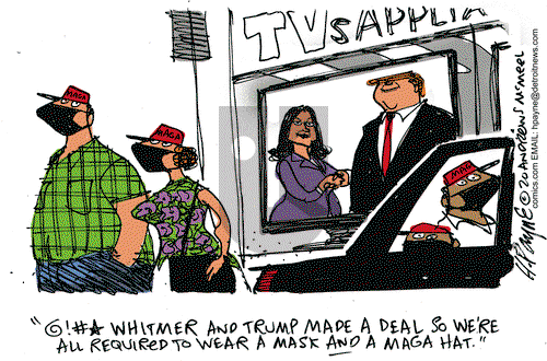 Henry Payne on Thursday July 23, 2020 Comic Strip