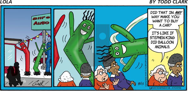 Lola on Sunday September 15, 2019 Comic Strip