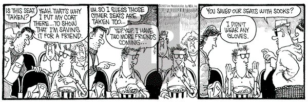 Monty on Monday March 5, 2007 Comic Strip