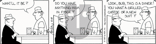 The Born Loser on Thursday June 19, 1997 Comic Strip