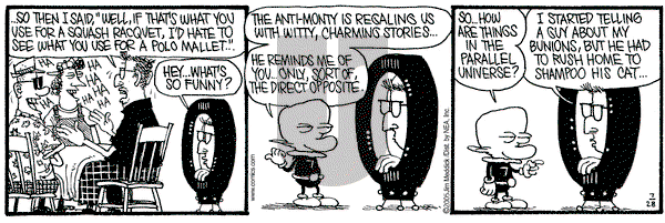 Monty on Thursday July 28, 2005 Comic Strip