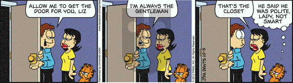 Garfield on Friday October 5, 2012 Comic Strip