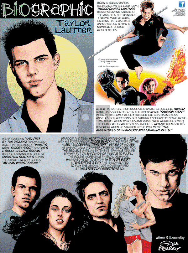 Biographic on Sunday July 4, 2010 Comic Strip