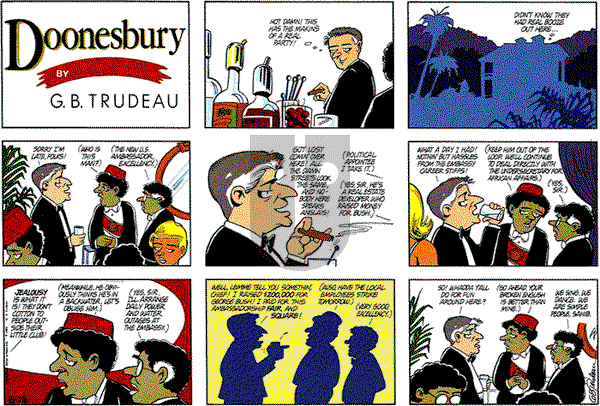 Doonesbury on Sunday August 23, 1992 Comic Strip