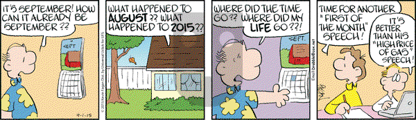 Drabble on Tuesday September 1, 2015 Comic Strip
