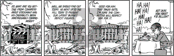 Doonesbury on Friday December 4, 1981 Comic Strip
