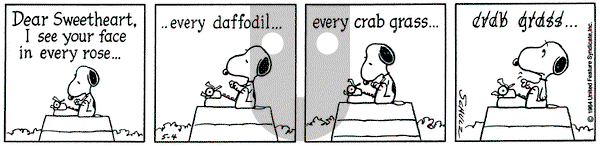Peanuts on Friday May 4, 1984 Comic Strip
