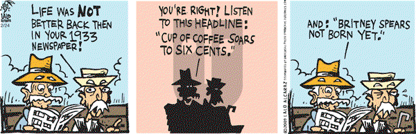 La Cucaracha on Tuesday February 24, 2009 Comic Strip