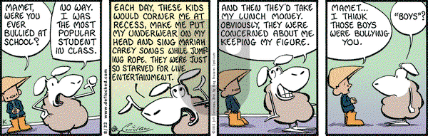 DeFlocked on Thursday August 22, 2013 Comic Strip