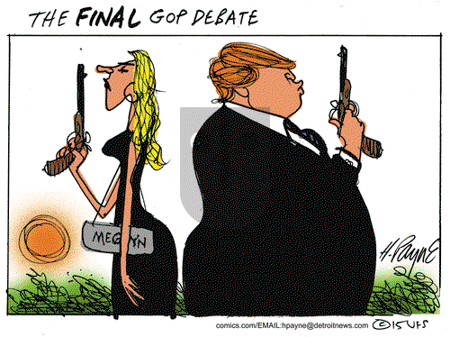 Henry Payne on Monday August 10, 2015 Comic Strip