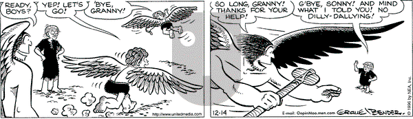 Alley Oop on Saturday December 14, 1996 Comic Strip