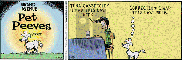 Grand Avenue on Friday March 15, 2019 Comic Strip
