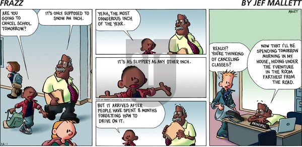 Frazz on Sunday December 1, 2013 Comic Strip