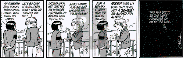 Doonesbury on Monday February 3, 1986 Comic Strip