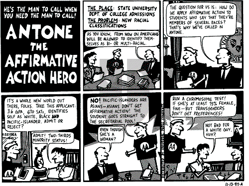 Ted Rall on Thursday November 13, 1997 Comic Strip