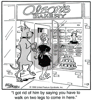 Marmaduke on Tuesday January 13, 1998 Comic Strip