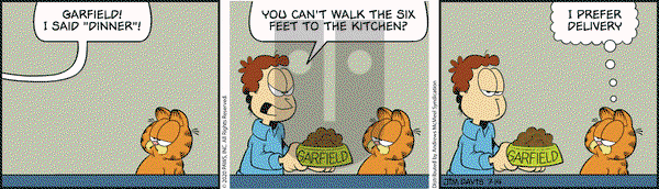 Garfield on Tuesday July 14, 2020 Comic Strip