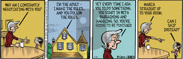 Grand Avenue on Wednesday July 30, 2014 Comic Strip