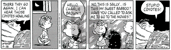 Peanuts on Friday August 28, 1992 Comic Strip