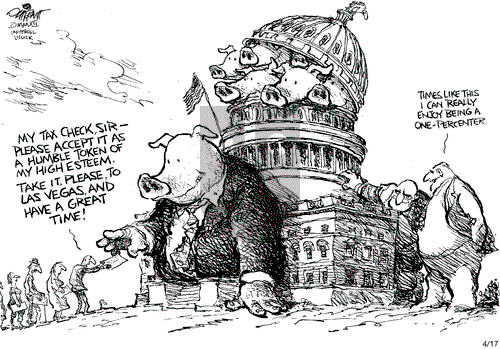 Pat Oliphant on Tuesday April 17, 2012 Comic Strip