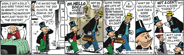 Mutt & Jeff - Wednesday August 4, 2021 Comic Strip