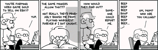 FoxTrot on Wednesday July 12, 2006 Comic Strip