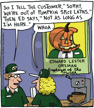 The Argyle Sweater on Friday October 25, 2019 Comic Strip