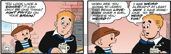 Nancy on Friday February 19, 2016 Comic Strip