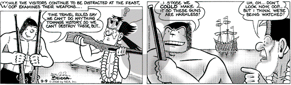 Alley Oop on Saturday September 9, 2006 Comic Strip