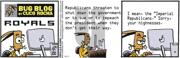 La Cucaracha on Thursday December 11, 2014 Comic Strip