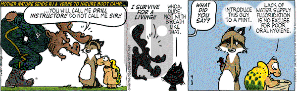 Over the Hedge on Monday September 3, 2012 Comic Strip