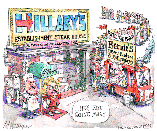 Matt Wuerker on Wednesday March 9, 2016 Comic Strip