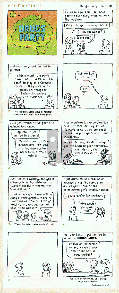 Mexikid Stories on Thursday October 6, 2022 Comic Strip