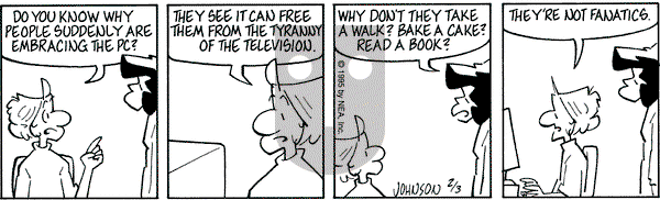 Arlo and Janis on Friday February 3, 1995 Comic Strip