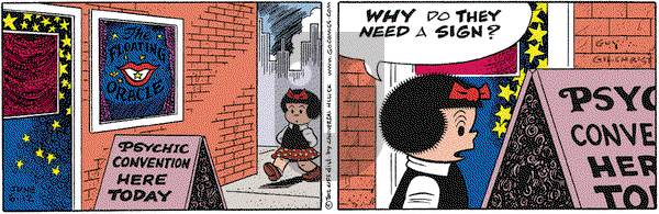 Nancy on Wednesday June 6, 2012 Comic Strip