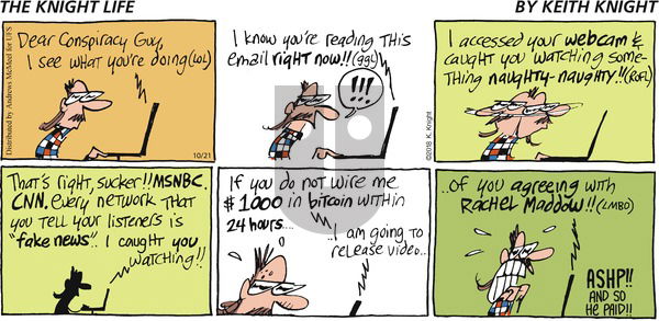 The Knight Life on Sunday October 21, 2018 Comic Strip