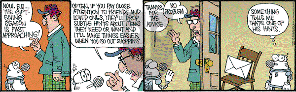 Monty on Wednesday November 30, 2016 Comic Strip