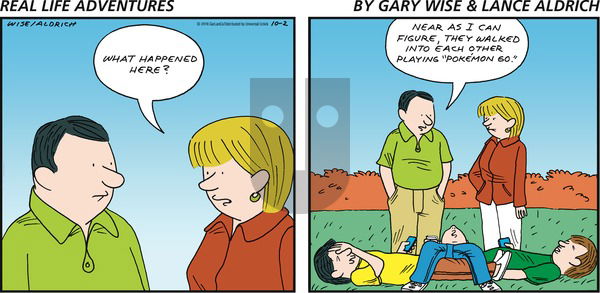 Real Life Adventures - Sunday October 2, 2016 Comic Strip