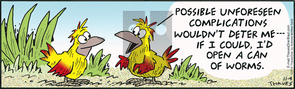 Frank and Ernest on Monday November 4, 2019 Comic Strip