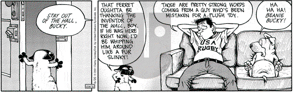 Get Fuzzy on Wednesday June 20, 2001 Comic Strip