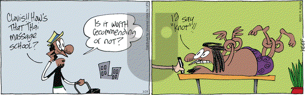The Knight Life on Wednesday March 25, 2015 Comic Strip