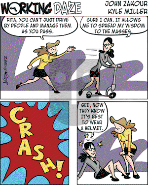 Working Daze on Monday January 15, 2007 Comic Strip