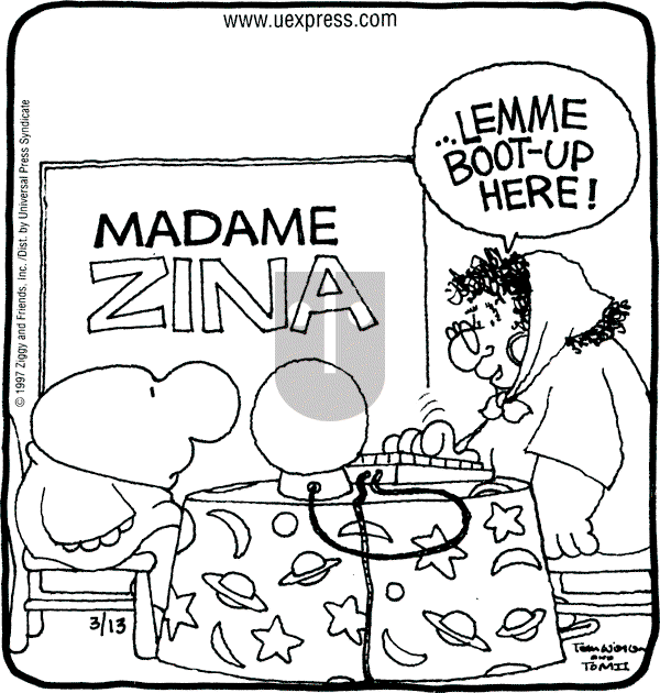 Ziggy - Thursday March 13, 1997 Comic Strip