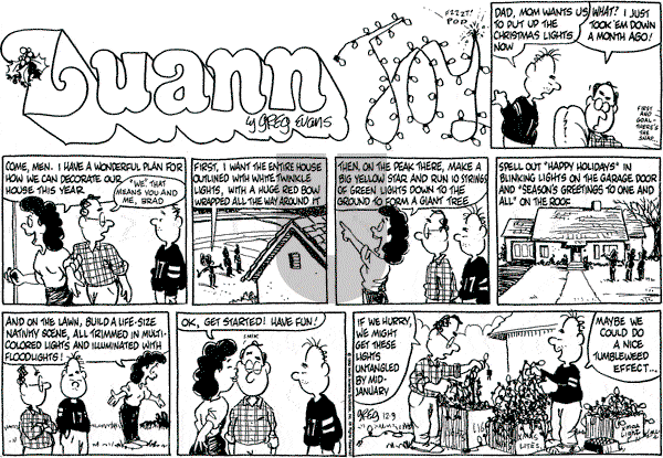 Luann on Wednesday February 27, 1991 Comic Strip