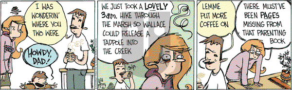 Wallace the Brave on Friday April 24, 2020 Comic Strip