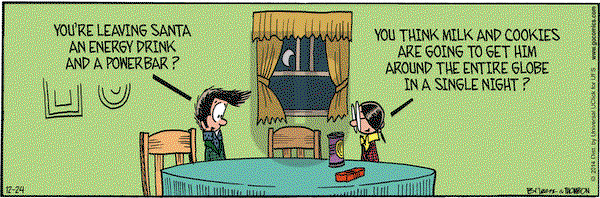 Grand Avenue on Wednesday December 24, 2014 Comic Strip
