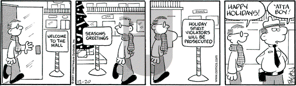Drabble on Thursday December 20, 2001 Comic Strip