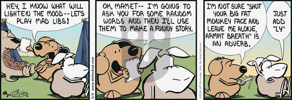 DeFlocked on Monday March 5, 2018 Comic Strip