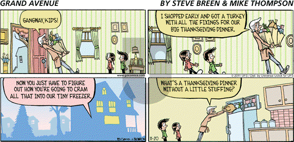 Grand Avenue on Friday January 6, 2012 Comic Strip