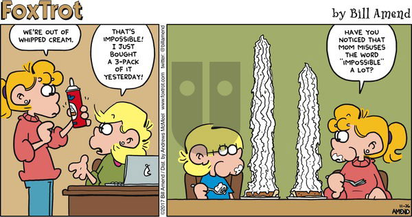 FoxTrot on Sunday November 26, 2017 Comic Strip